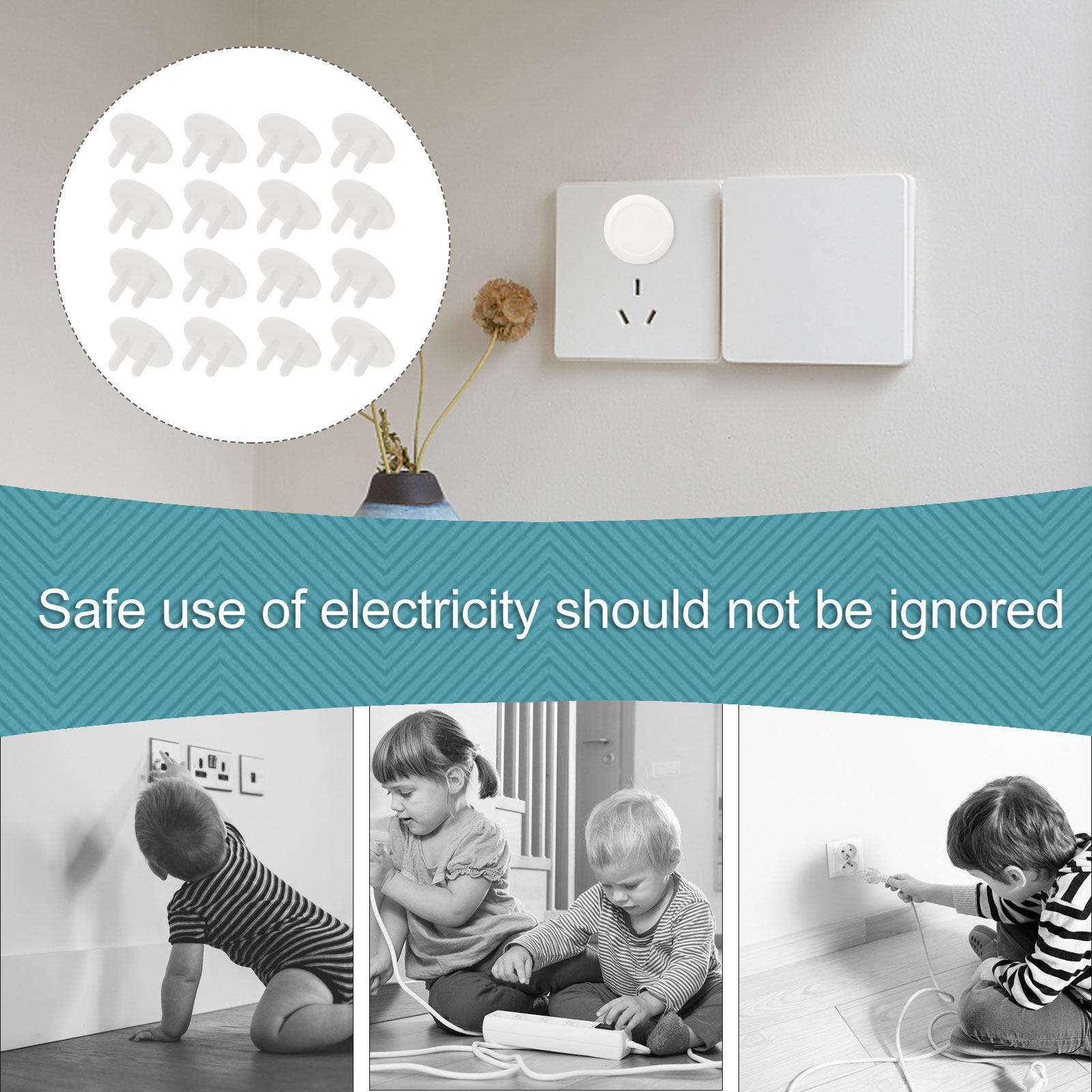 Outlet Cover Baby - 50Pcs Kids Outlet Socket Covers Child