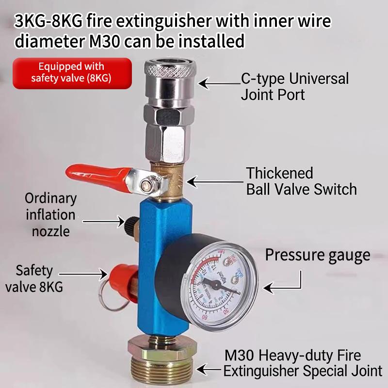 Fire Extinguisher Small - Small Air Tank Pressure Adapter, Fire