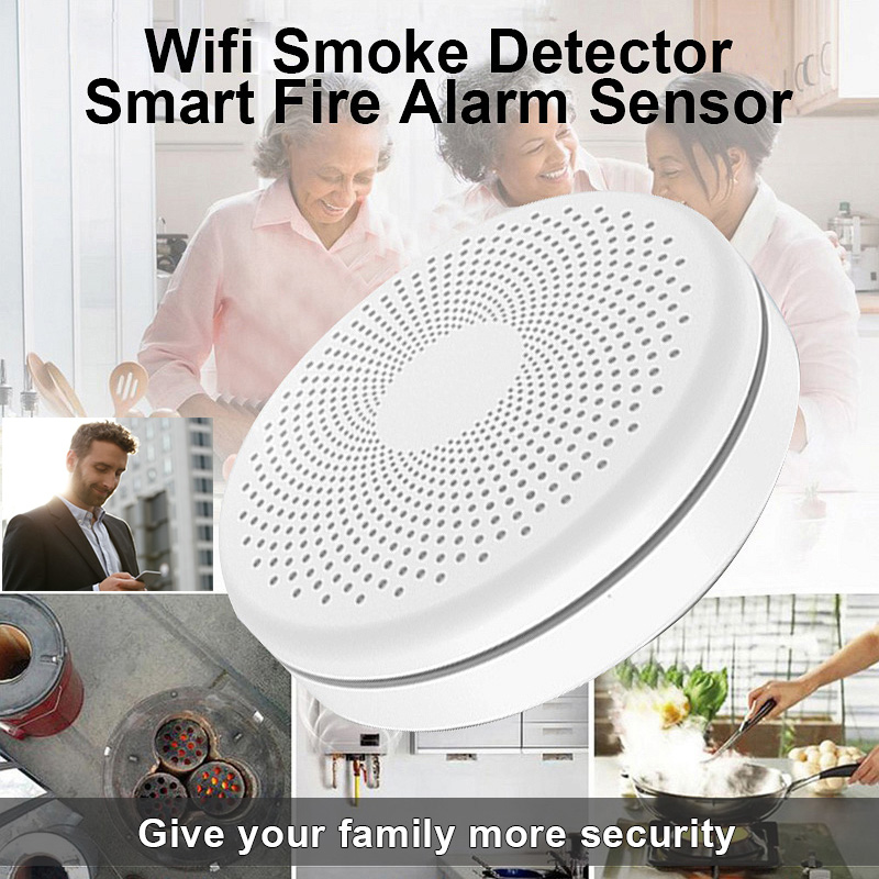 2 in 1 Version WiFi Tuya Smart - Smoke Detector Interconnected บทวิจารณ์และราคา
