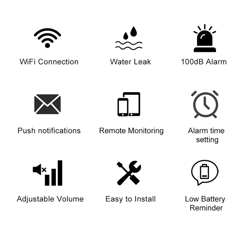 Tuya Smart WIFI Water Leak Sen - Water Alarm Sensor บทวิจารณ์และราคา