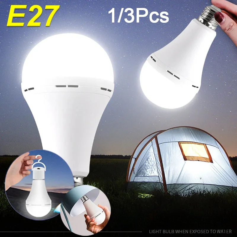 1/3 Pcs Rechargeable Bulb LED  - Power Outage Light บทวิจารณ์และราคา