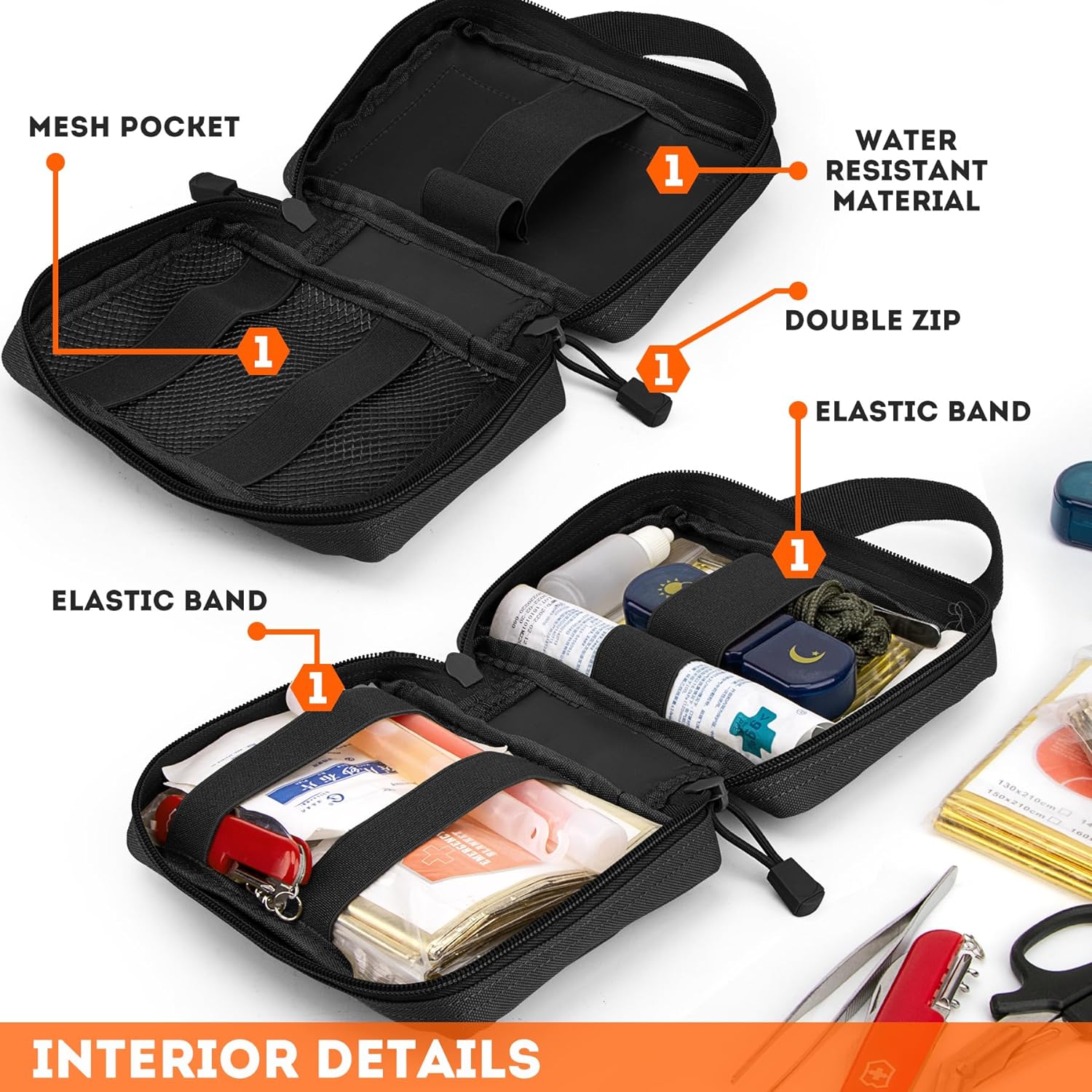 Tactical EMT Pouch, Upgrade IF - First Aid Bag Kit บทวิจารณ์และราคา