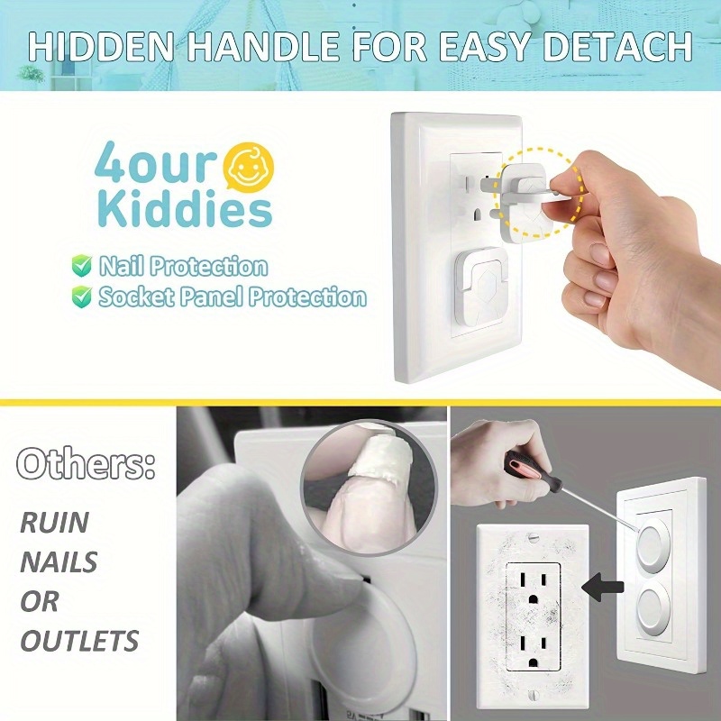 12/50pcs Outlet Covers Baby Pr - Outlet Cover Baby บทวิจารณ์และราคา