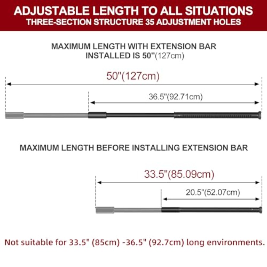 Sliding Door Security Bar, Hea - Window Lock Bar บทวิจารณ์และราคา