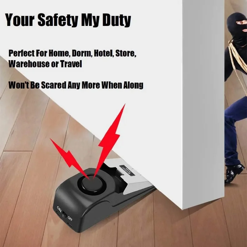 120db Wireless Door Stop Stopp - Door Stop Alarm บทวิจารณ์และราคา