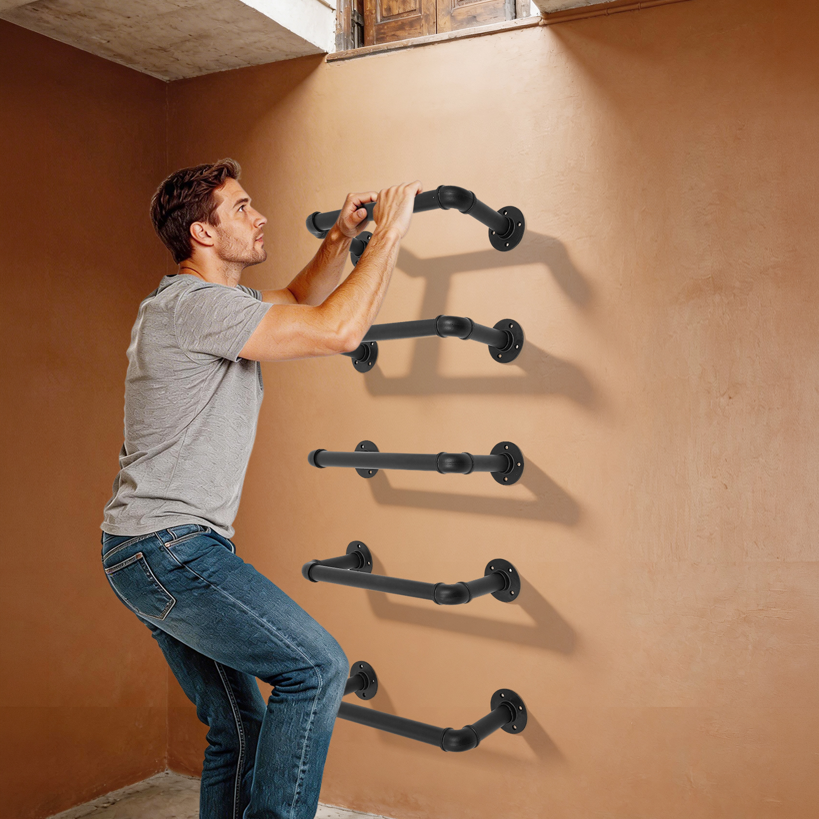 5 Pcs Wall Mounted Emergency E - Fire Escape Ladder บทวิจารณ์และราคา