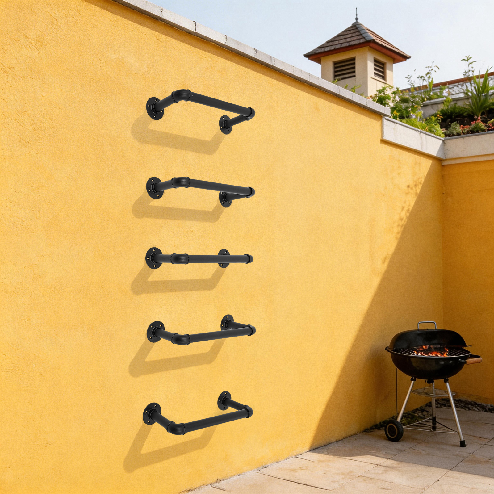5 Pcs Wall Mounted Emergency E - Fire Escape Ladder บทวิจารณ์และราคา