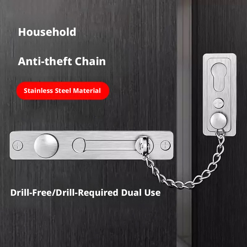 Heavy-Duty Polished Press Latc - Security Chain Door บทวิจารณ์และราคา