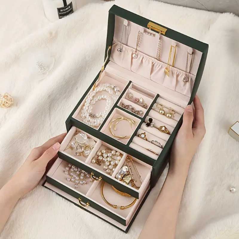 Three Drawer Handheld Jeweller - Lockbox Key Secure บทวิจารณ์และราคา
