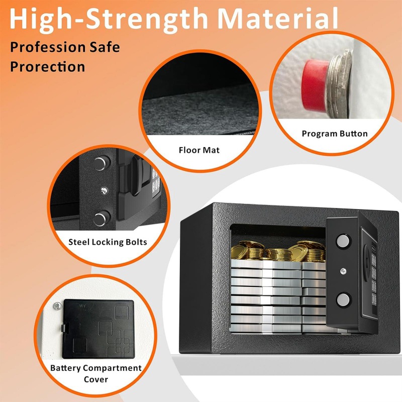 Digital Electronic Safe Box wi - Lockbox Key Secure บทวิจารณ์และราคา
