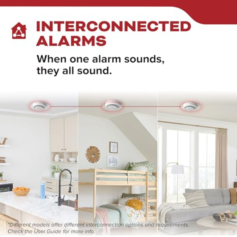 Smoke Detector for home safety - Smoke Detector Interconnected บทวิจารณ์และราคา