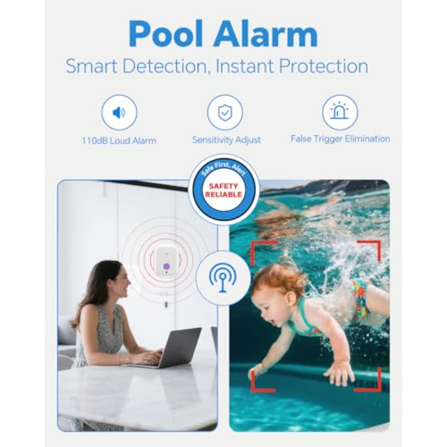 Pool Alarm for inground above  - Pool Alarm Float บทวิจารณ์และราคา