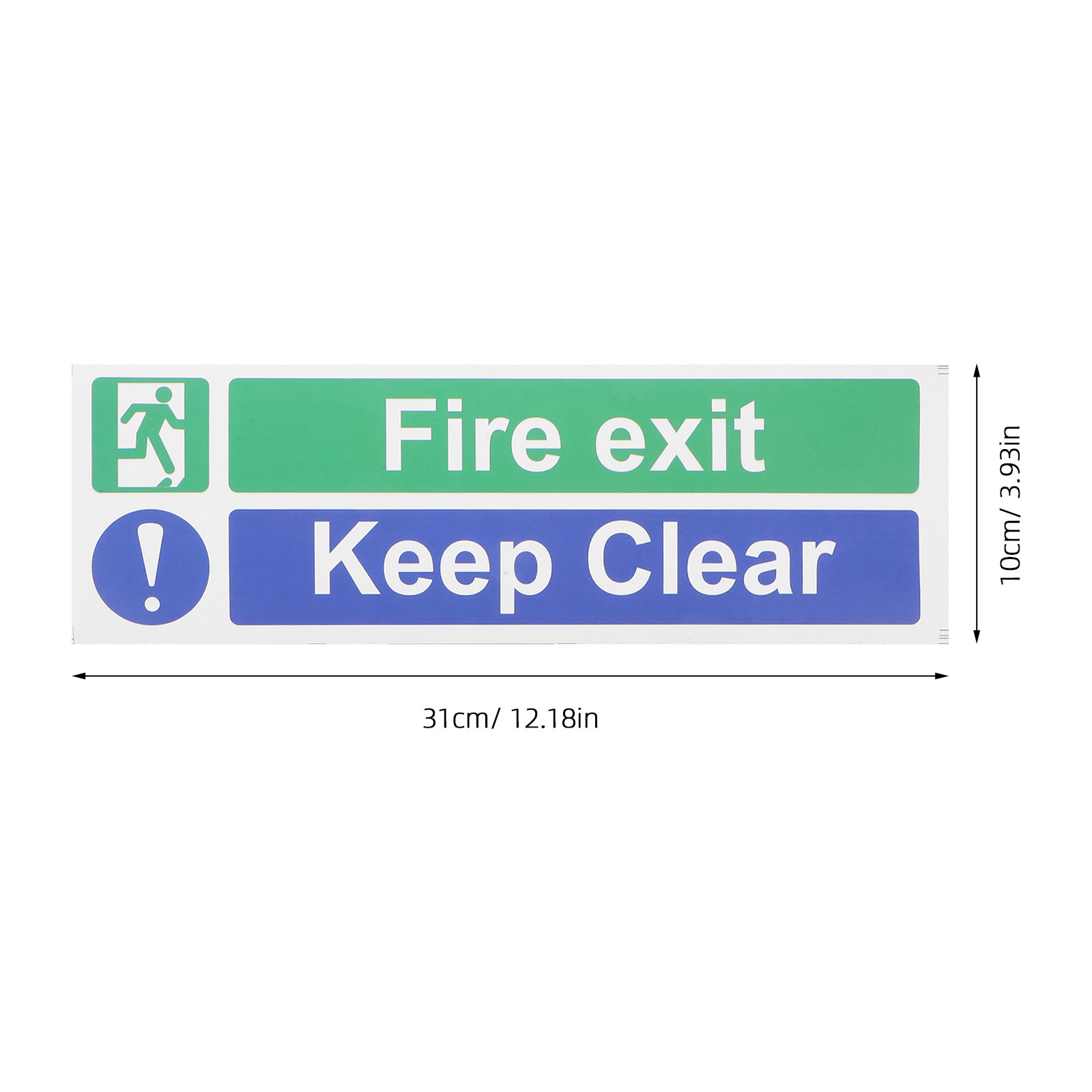 5Pcs Emergency Exit Keep Clear - Emergency Exit Sign บทวิจารณ์และราคา
