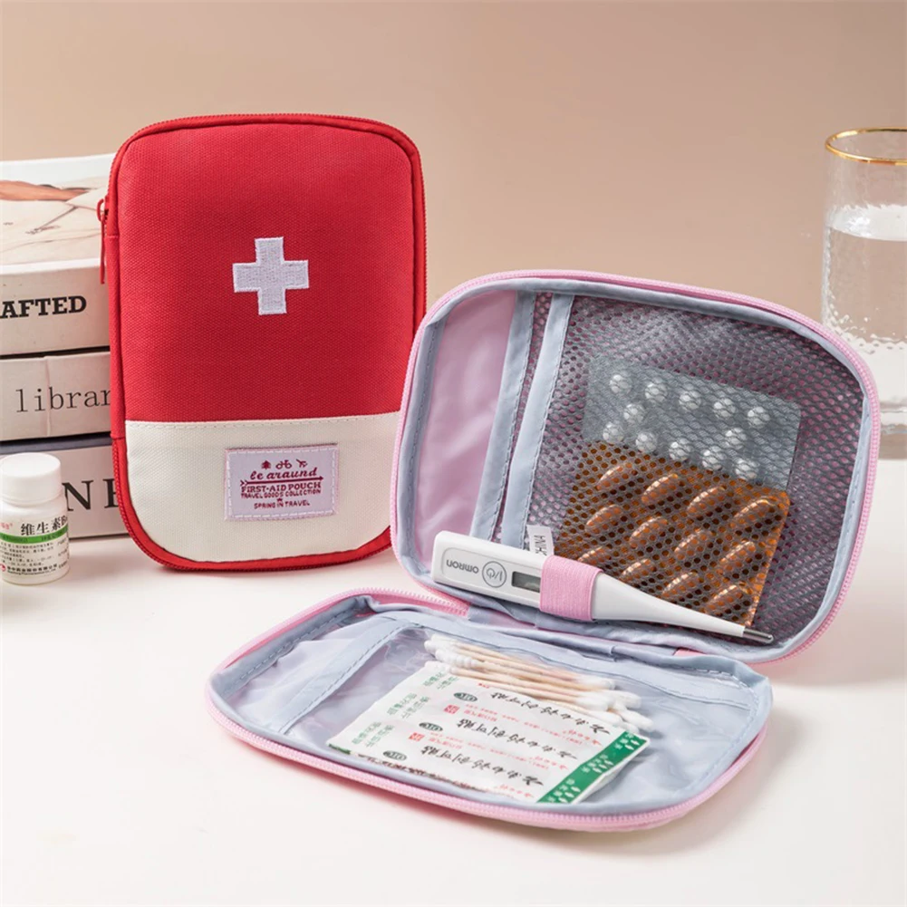 Mini Travel Medicine Bag Porta - First Aid Bag Kit บทวิจารณ์และราคา