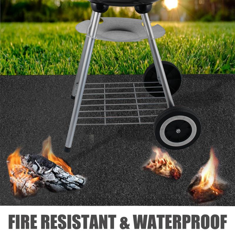 Under Grill Mat Fireplace Fire - Fire Blanket Kitchen บทวิจารณ์และราคา