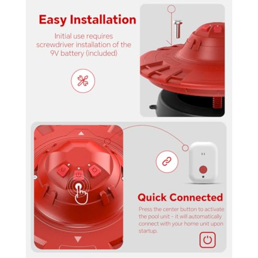 Pool Alarm Floating Safety Ala - Pool Alarm Float บทวิจารณ์และราคา