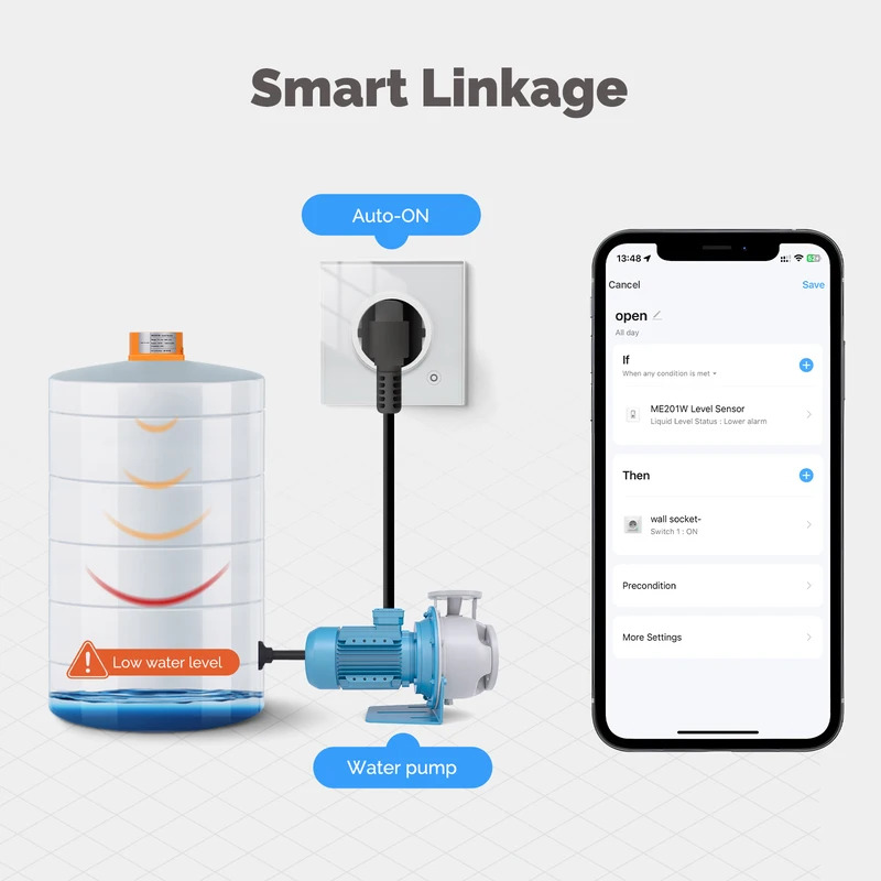 MOES Tuya WiFi/ZigBee Smart Wa - Water Alarm Sensor บทวิจารณ์และราคา