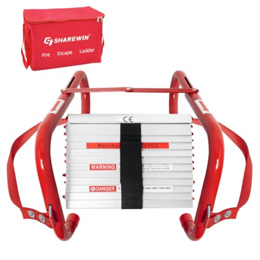 Portable Fire Ladder 2 Story E - Fire Escape Ladder บทวิจารณ์และราคา
