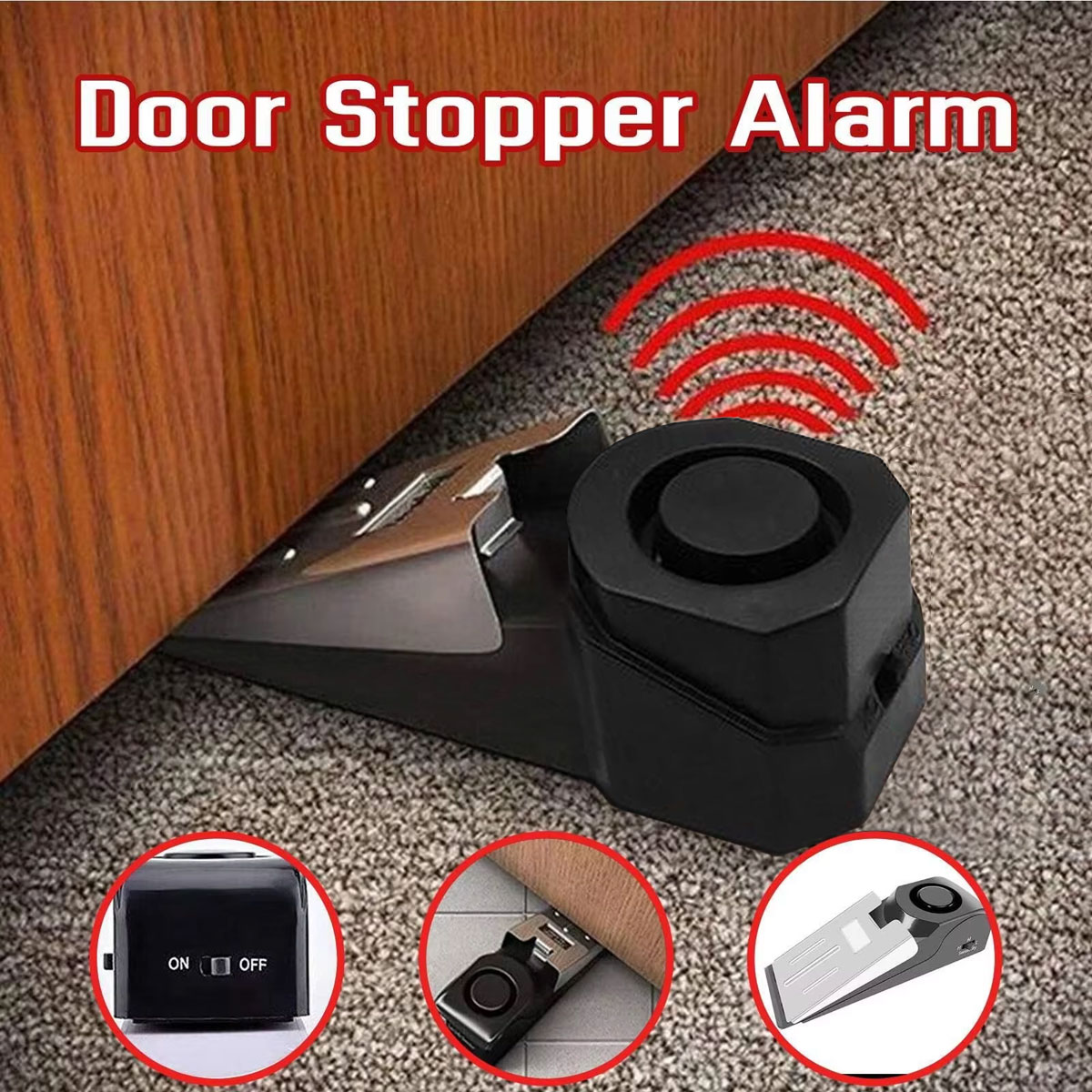 Wireless Door Stop Alarm Syste - Door Stop Alarm บทวิจารณ์และราคา