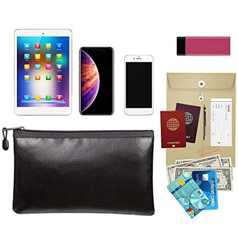 Fireproof Document Bag Waterpr - Fire Safe Document บทวิจารณ์และราคา
