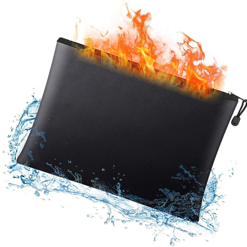 Fireproof Document Bag Waterpr - Fire Safe Document บทวิจารณ์และราคา