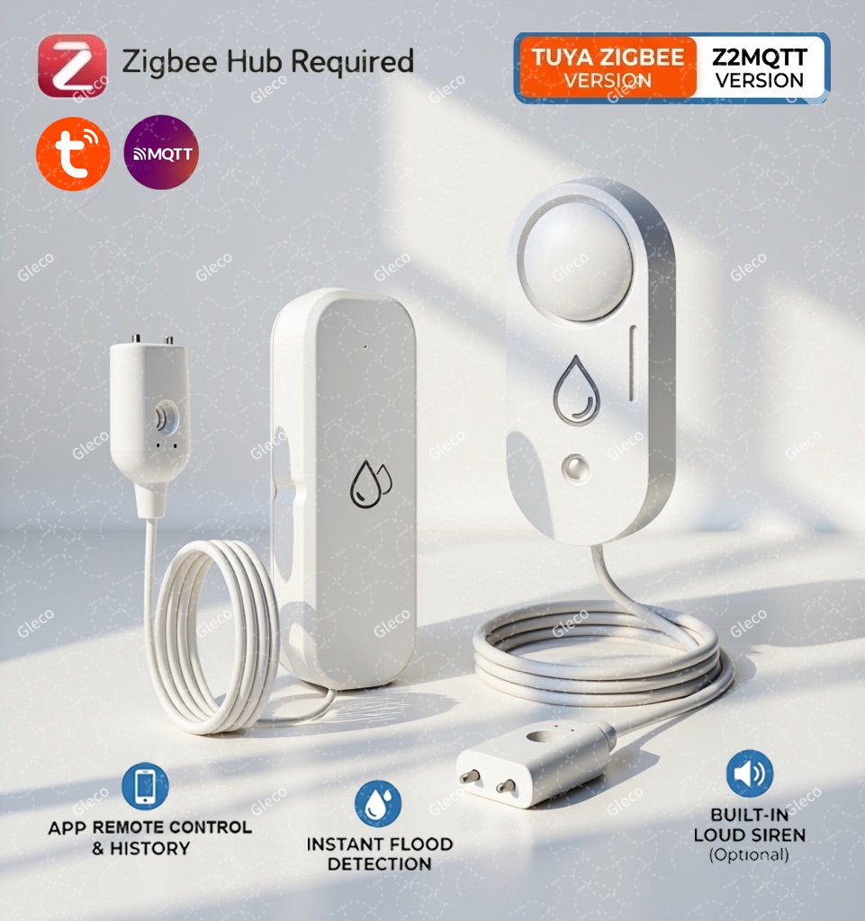 Zigbee Water Leak Sensor Flood - Water Alarm Sensor บทวิจารณ์และราคา