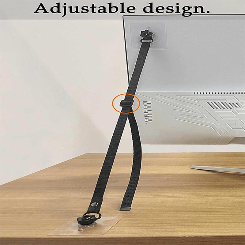 No Drill Adhesive Furniture An - Earthquake Anchor Strap บทวิจารณ์และราคา