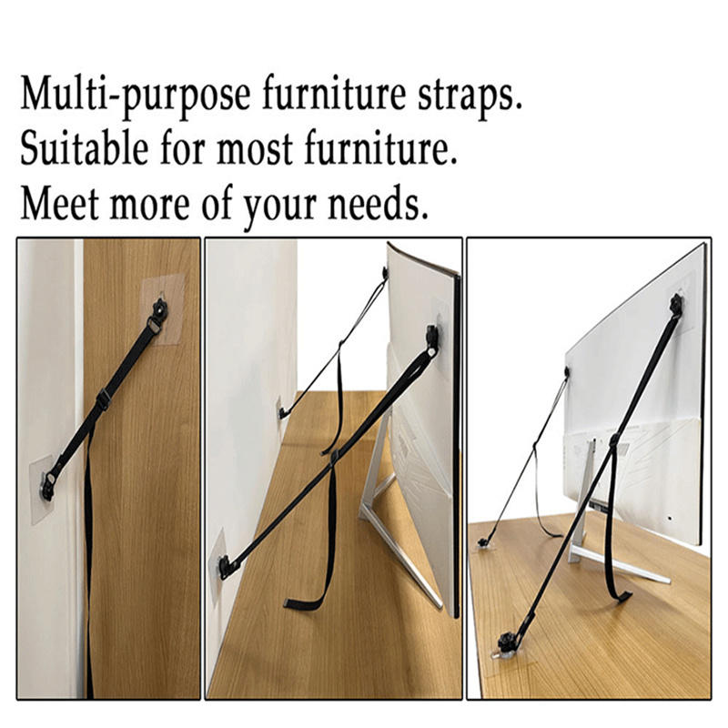 No Drill Adhesive Furniture An - Earthquake Anchor Strap บทวิจารณ์และราคา