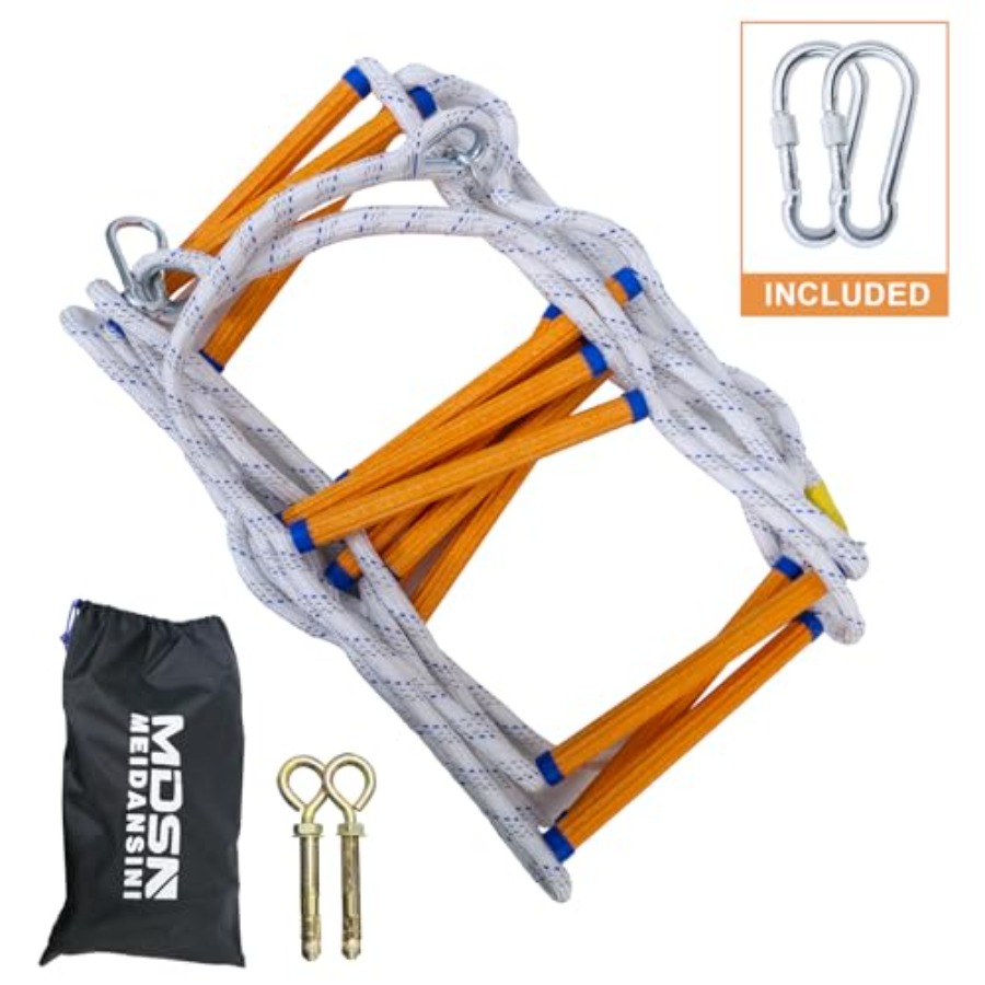 Rope Ladder, 49 Feet Emergency - Fire Escape Ladder บทวิจารณ์และราคา
