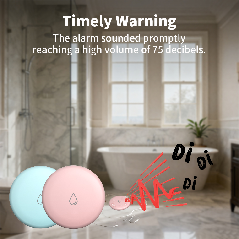 Tuya Zigbee Leakage Sensor LED - Water Alarm Sensor บทวิจารณ์และราคา