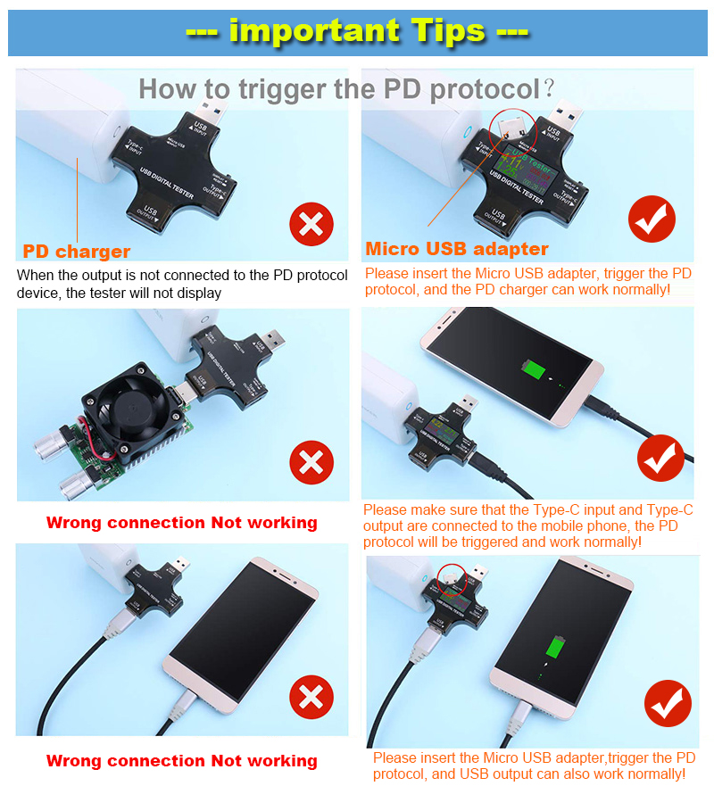 8.0A USB Tester DC Type-C PD D - Co Detector Plug บทวิจารณ์และราคา