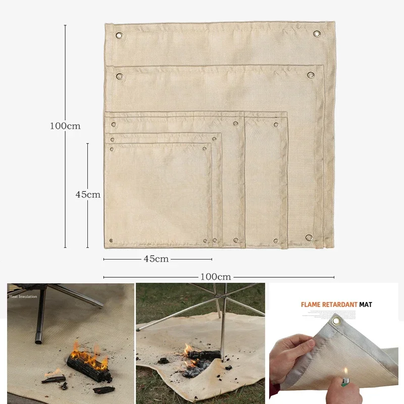 New Outdoor Camping Fireproof  - Fire Blanket Kitchen บทวิจารณ์และราคา
