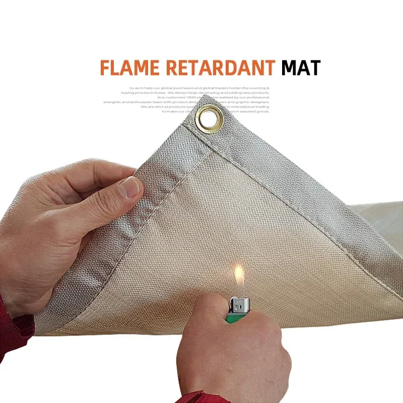 New Outdoor Camping Fireproof  - Fire Blanket Kitchen บทวิจารณ์และราคา