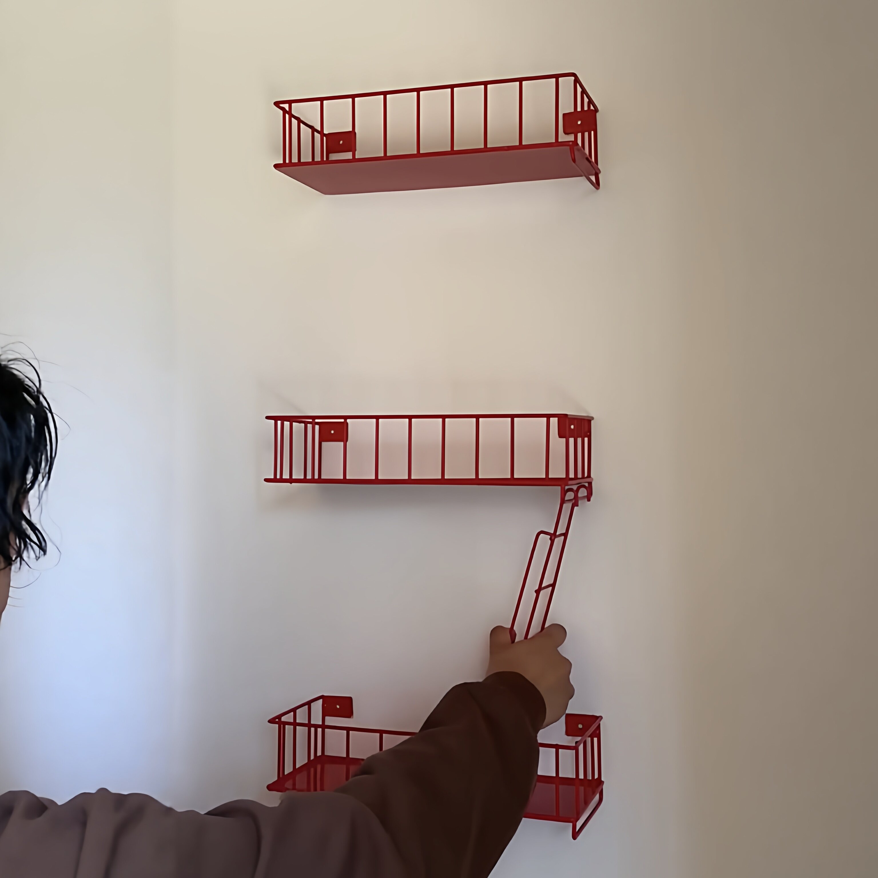 Fire Escape Wall Shelf, 3-Tier - Fire Escape Ladder บทวิจารณ์และราคา