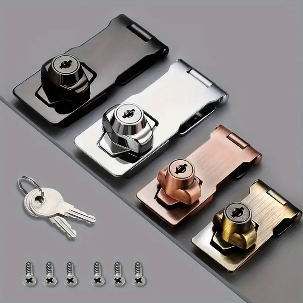 Locking Hasp Heavy Duty Lockin - Medicine Cabinet Lock บทวิจารณ์และราคา