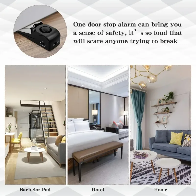 ZEXEF mini security protection - Door Stop Alarm บทวิจารณ์และราคา