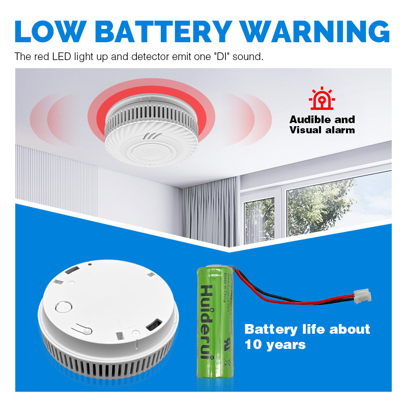 10 Years Battery Powered Hotel - Smoke Detector Interconnected บทวิจารณ์และราคา