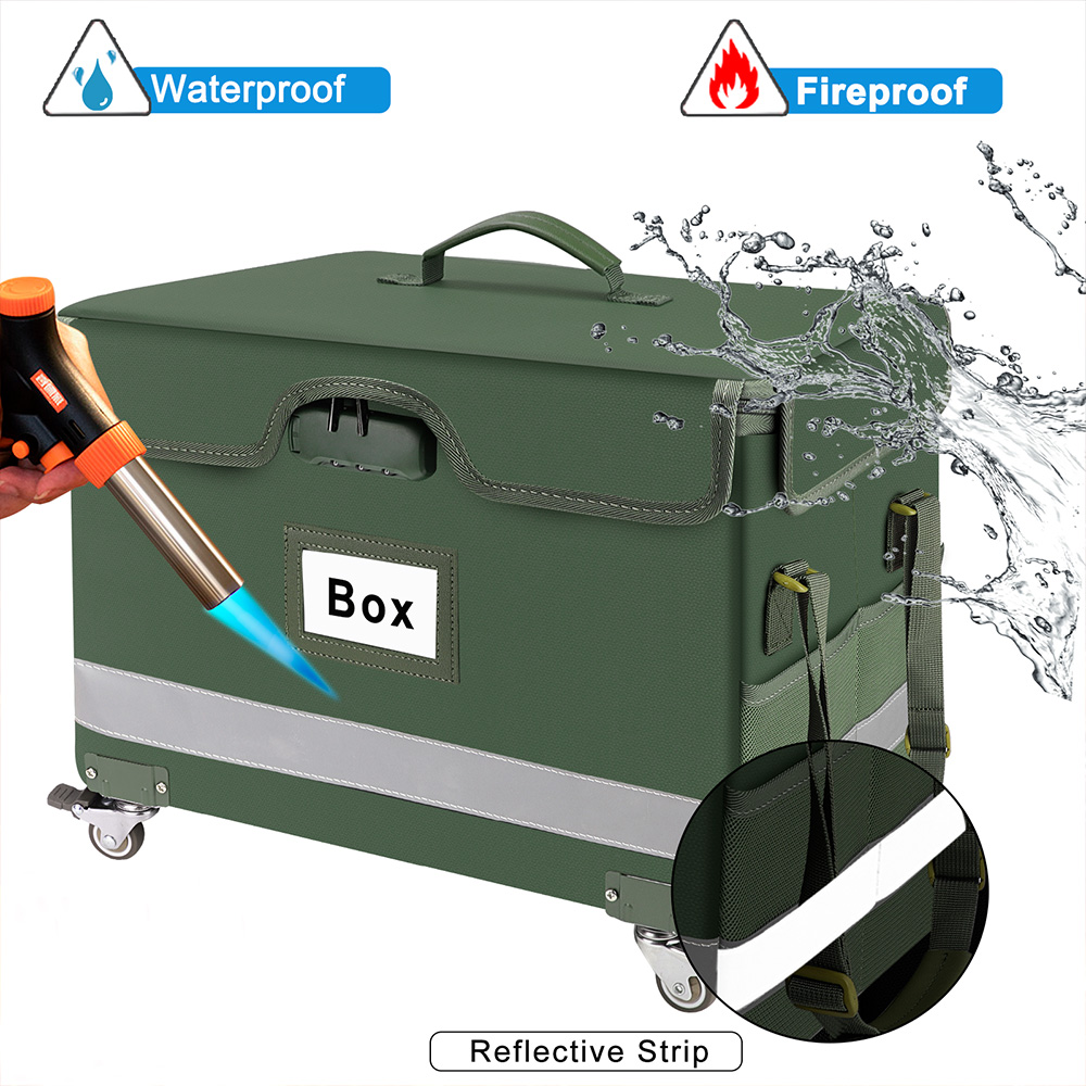 Fireproof Storage Box Safe Doc - Fire Safe Document บทวิจารณ์และราคา