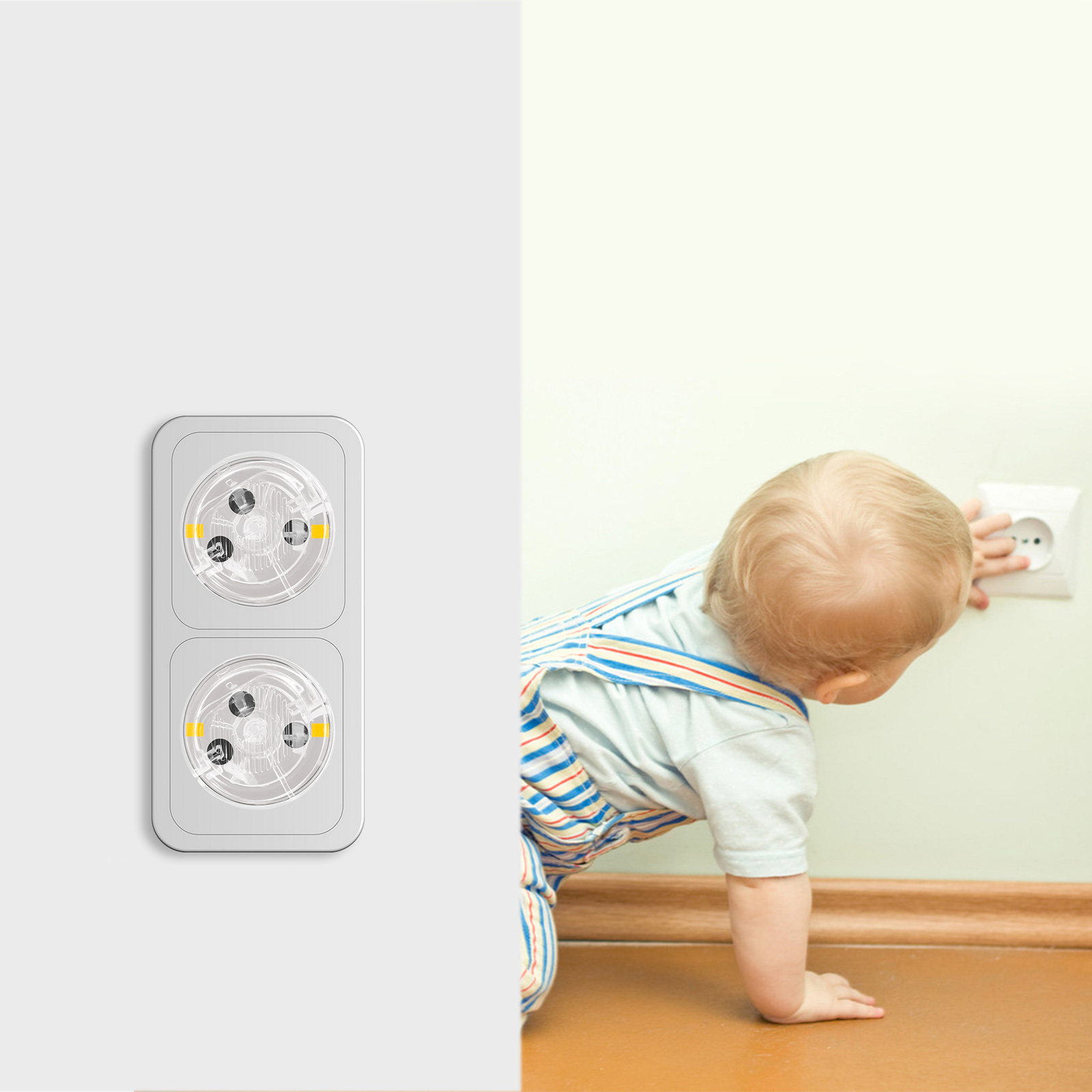 1Set Babyproof Outlet Covers P - Outlet Cover Baby บทวิจารณ์และราคา