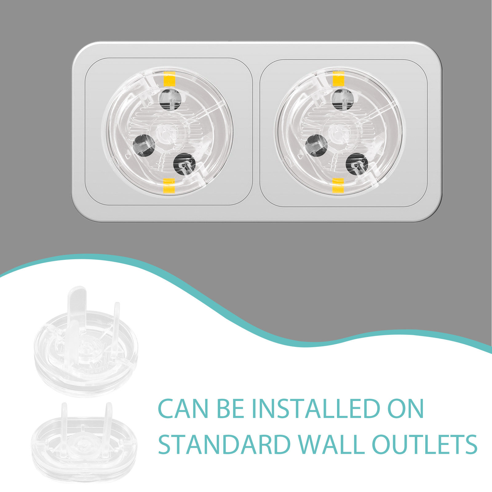1Set Babyproof Outlet Covers P - Outlet Cover Baby บทวิจารณ์และราคา