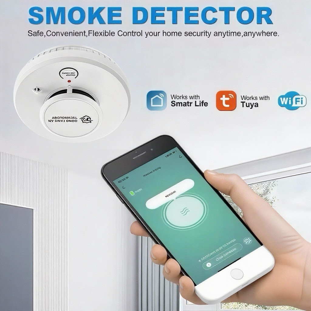 DFA Wifi Smoke Detector 2 in1  - Smoke Detector Interconnected บทวิจารณ์และราคา