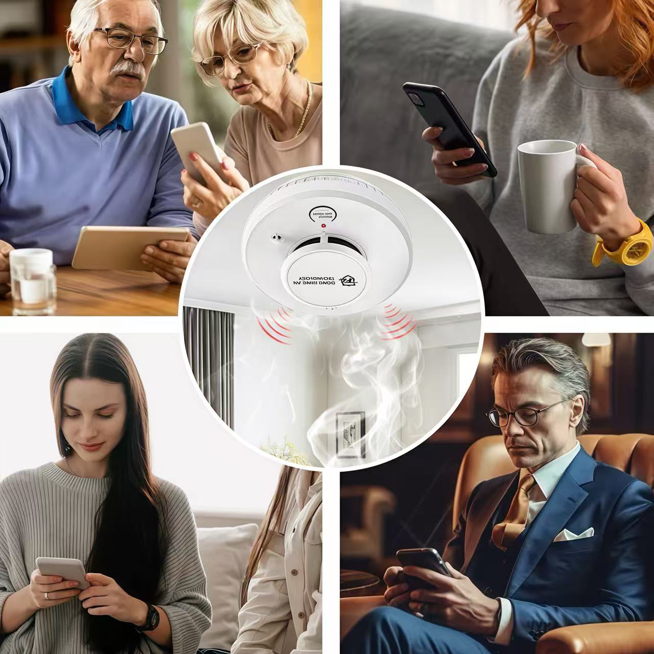 DFA Wifi Smoke Detector 2 in1  - Smoke Detector Interconnected บทวิจารณ์และราคา