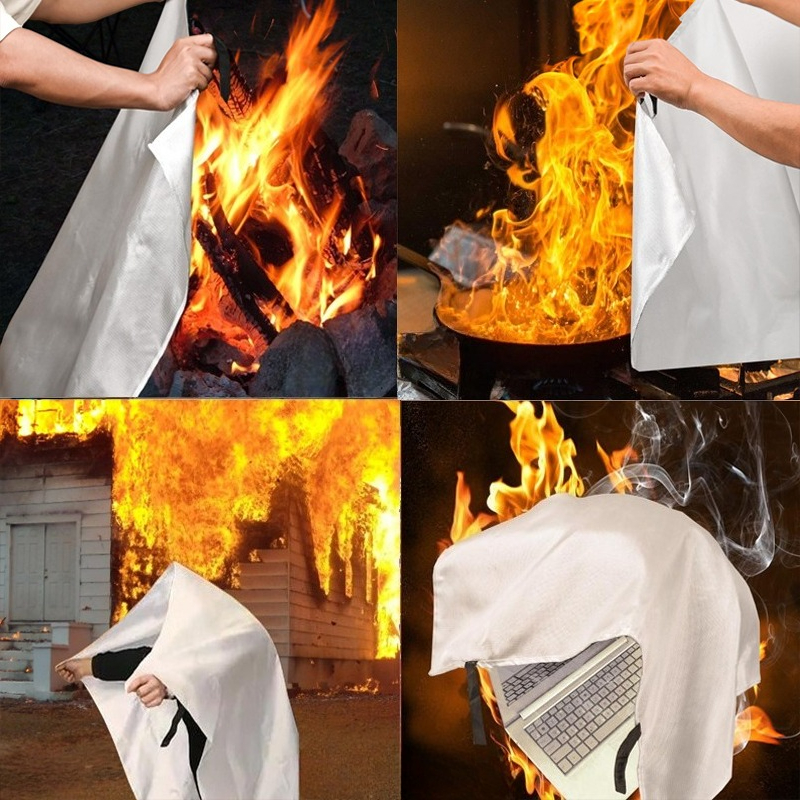 1/1.5/2M Emergency Fire Blanke - Fire Blanket Kitchen บทวิจารณ์และราคา