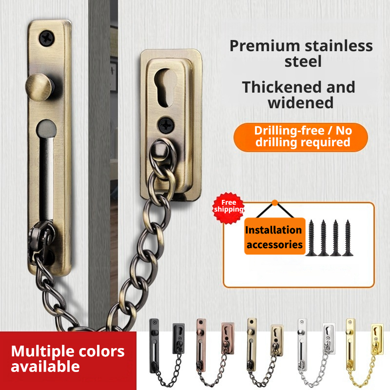 Door Chain Lock Stainless Stee - Security Chain Door บทวิจารณ์และราคา