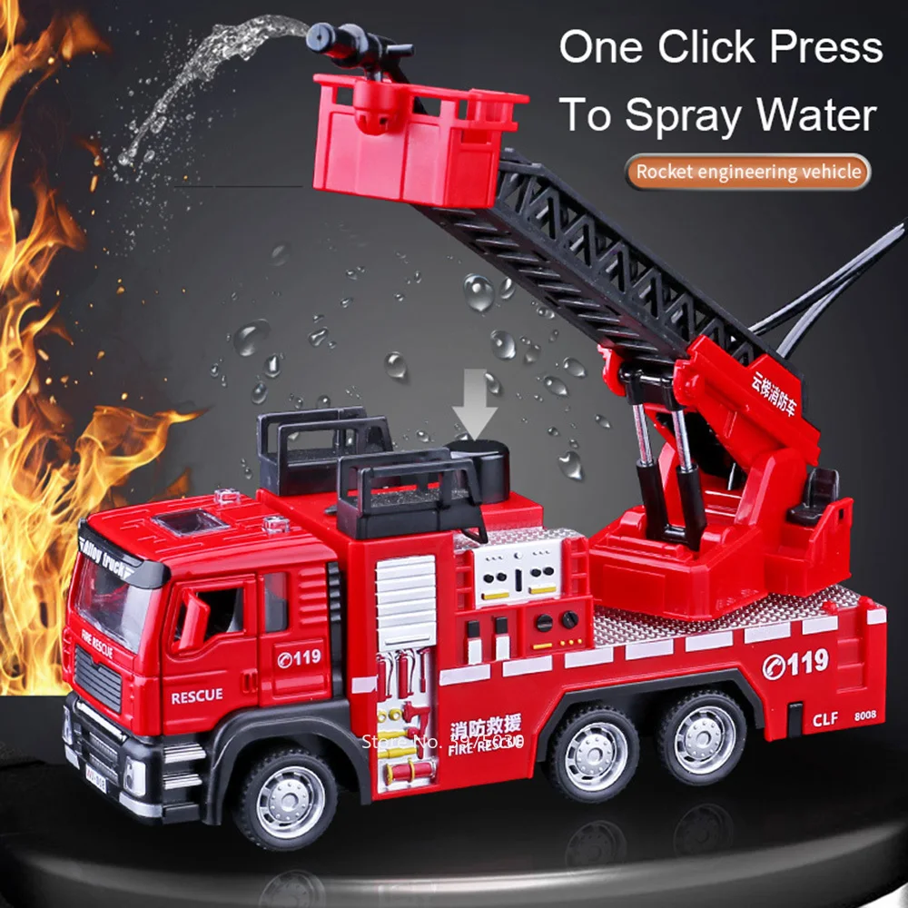 1/32 Fire Engine Car Toy Model - Fire Escape Ladder บทวิจารณ์และราคา
