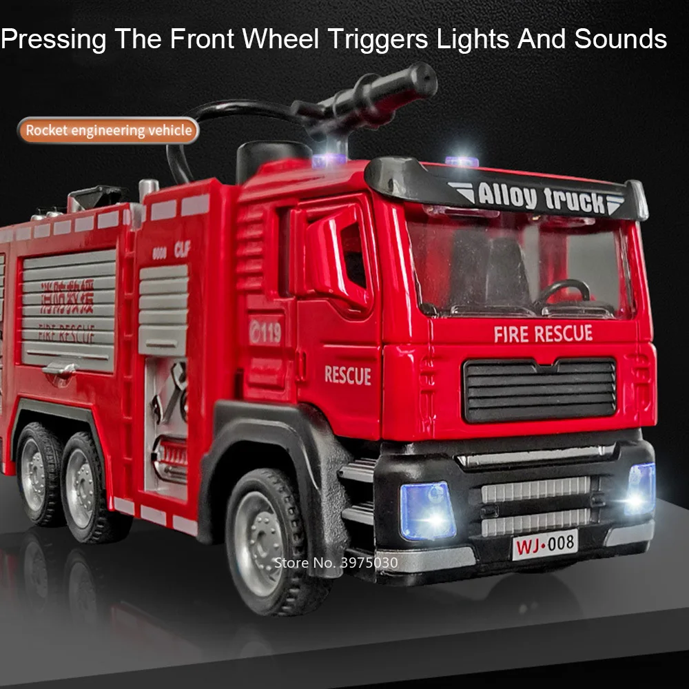 1/32 Fire Engine Car Toy Model - Fire Escape Ladder บทวิจารณ์และราคา