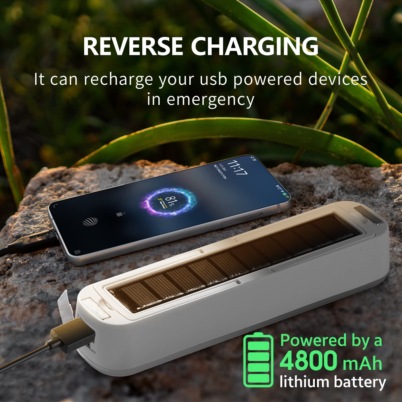 Solar Rechargeable Camping Lan - Power Outage Light บทวิจารณ์และราคา