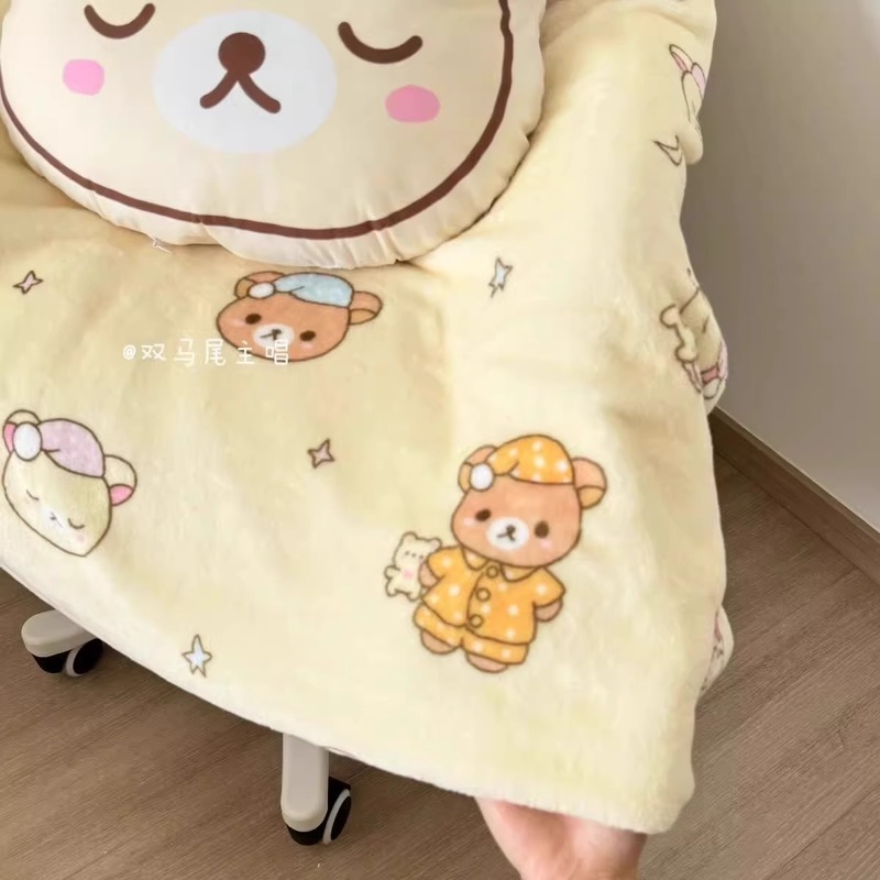Cartoon Rilakkuma Flannel Thro - Fire Blanket Kitchen บทวิจารณ์และราคา