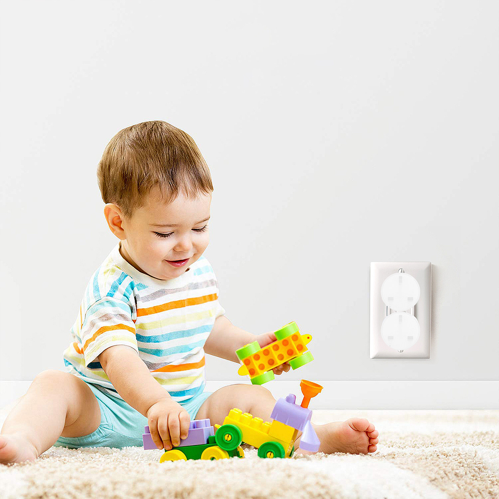 20Pcs Three-Hole Outlet Covers - Outlet Cover Baby บทวิจารณ์และราคา