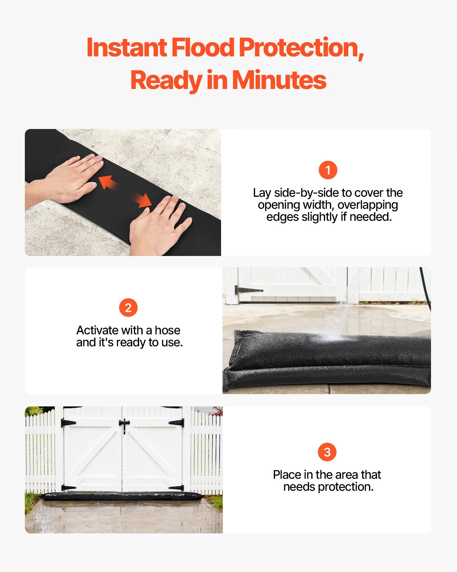 Flood Barrier, 8 Pack, 10 x 0. - Flood Barrier Bag บทวิจารณ์และราคา
